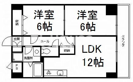 シェルベージュ城南 間取り
