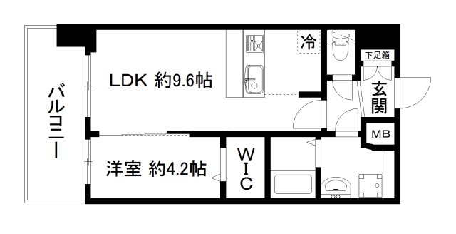 プレサンスTHE KYOTO 華苑 間取り