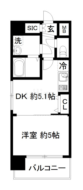 エステムコート京都西大路 間取り