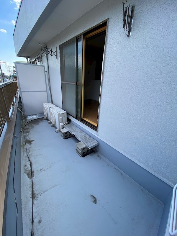 アサヒマンション ベランダ