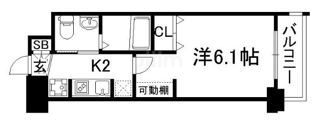 エステムプラザ京都御所ノ内REGIA 間取り