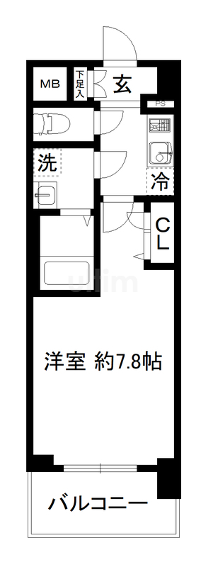 エスリード京都梅小路アヴェニテ 間取り