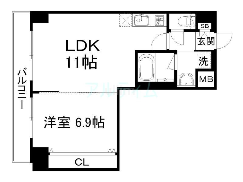 ベラジオ京都洛南Ⅱ 間取り