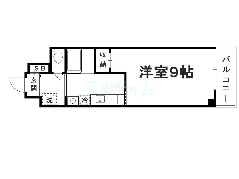 クレールイトーケン 間取り