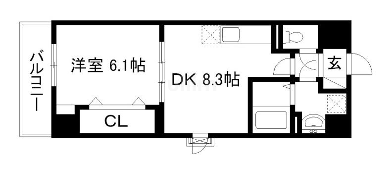 iレジデンス上鳥羽 間取り