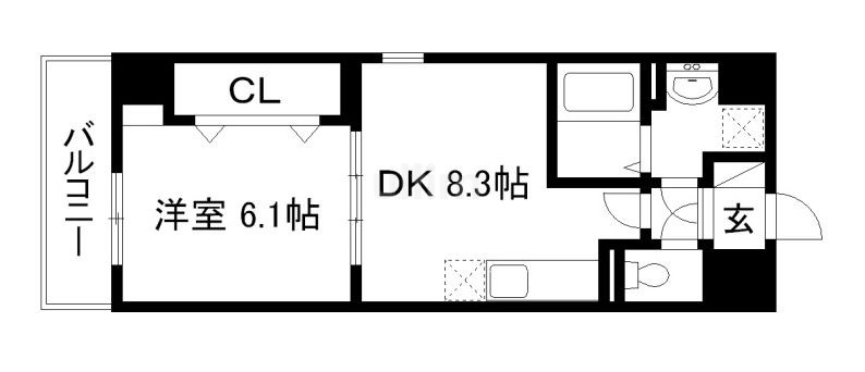 iレジデンス上鳥羽 間取り
