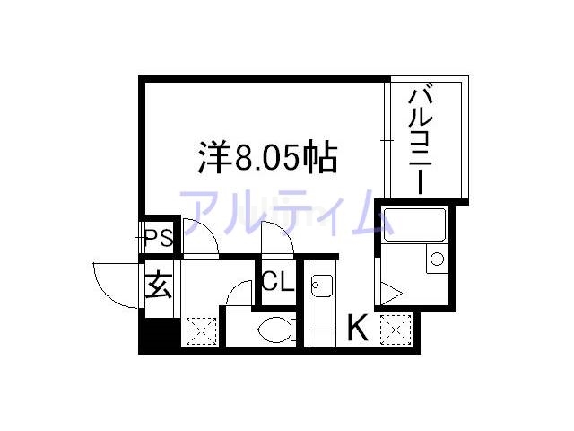 メディナ西大路２ 間取り