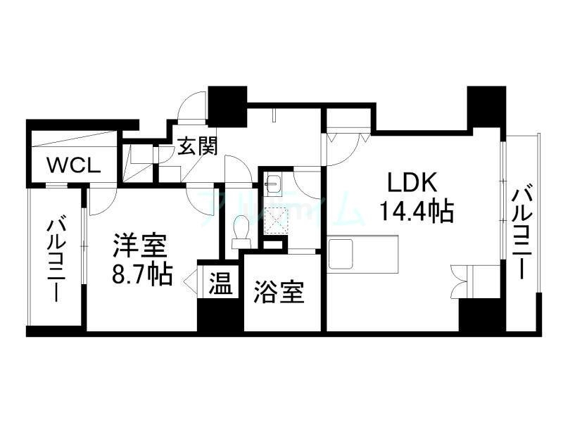 Ｉarts七条大宮 間取り