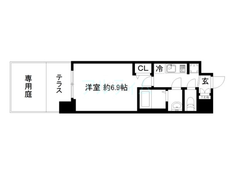 プレサンスTHE KYOTO 華苑 間取り