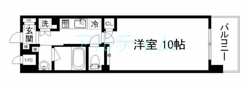 アスヴェル京都東山五条 間取り