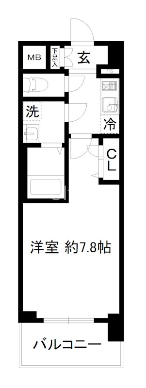 エスリード京都梅小路アヴェニテ 間取り
