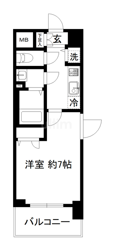 エスリード京都梅小路アヴェニテ 間取り