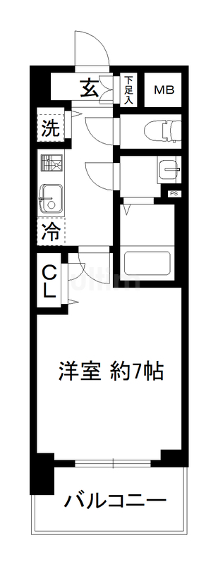 エスリード京都梅小路アヴェニテ 間取り