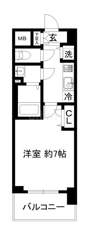 エスリード京都梅小路アヴェニテ 間取り