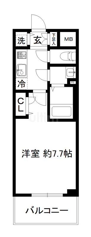 エスリード京都梅小路アヴェニテ 間取り
