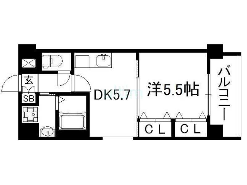 ヒーリングタワー七条大宮 間取り