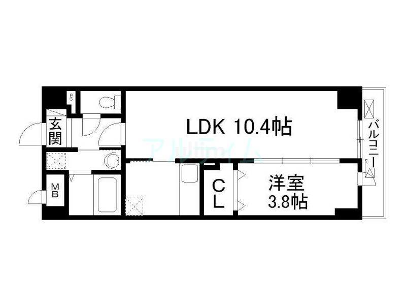 iレジデンス京都南 間取り
