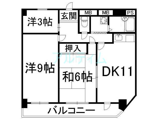 ORYZA東寺 間取り