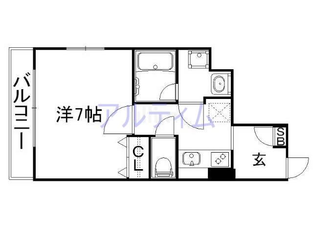 アスヴェル京都東寺前 間取り