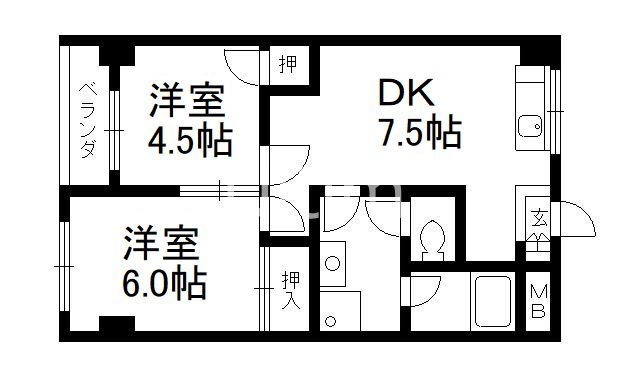 ORYZA東寺 間取り