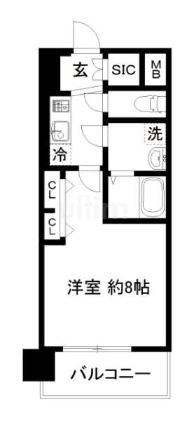 エステムコート京都西大路 間取り