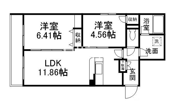 イスターナイマイ鴨川西 間取り