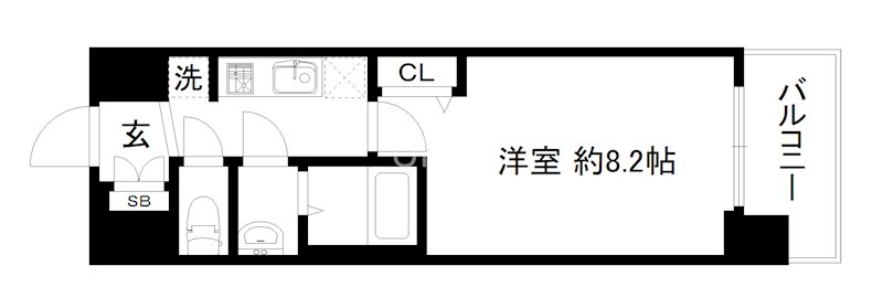 プレサンスTHE KYOTO 東福寺 WEST 間取り
