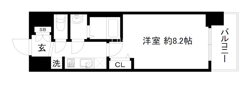 プレサンスTHE KYOTO 東福寺 WEST 間取り