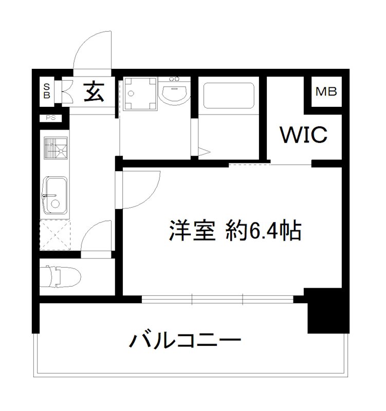 プレサンスTHE KYOTO 東福寺 WEST 間取り