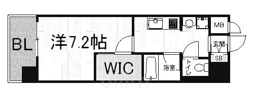 アスヴェル京都烏丸五条 間取り