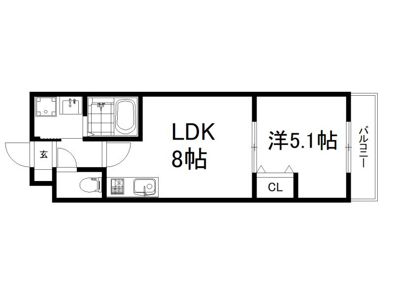 CULTI京都六地蔵 間取り