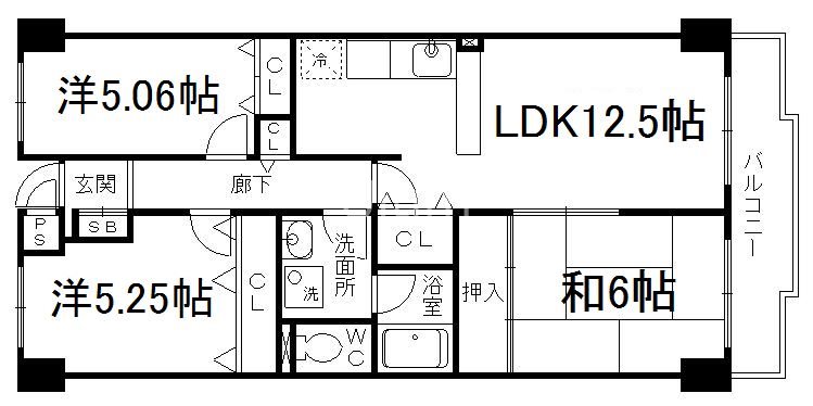 ベルヴィ西浦 間取り