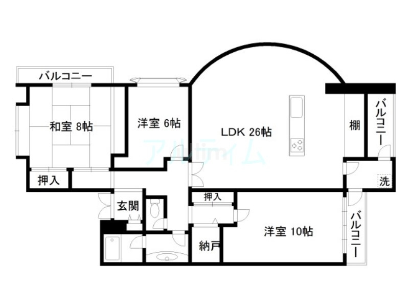 グリーンファイブ 間取り