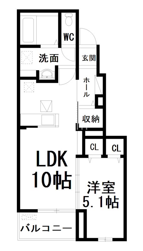 シャルマン東寺南Ⅳ 間取り