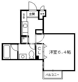 アーバンフラッツ四条西洞院 間取り