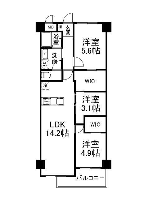 インペリアル京都 間取り