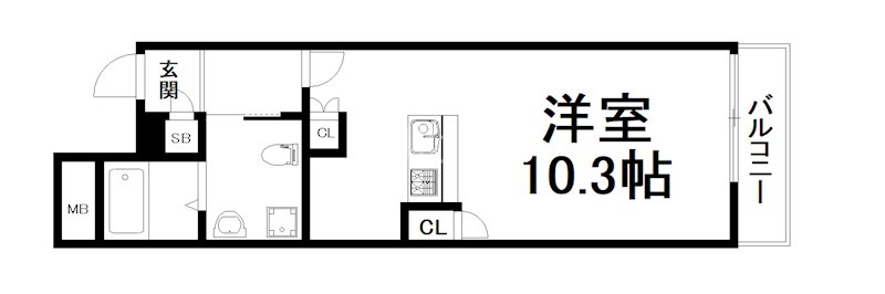 THE GARNET SUITE RESIDENCE 清水五条EAST 間取り