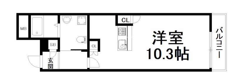 THE GARNET SUITE RESIDENCE 清水五条EAST 間取り
