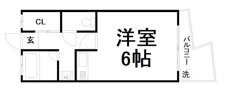 泉涌寺アビタシオン 間取り