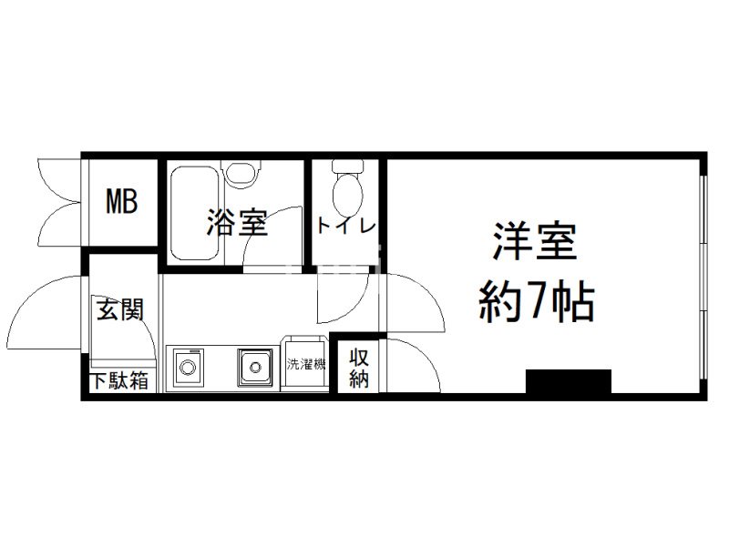 グランタック河原町五条 間取り
