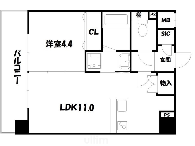 京まちなか湖月 間取り