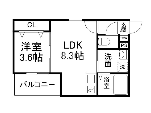 ジーメゾン伏見エルデ 間取り