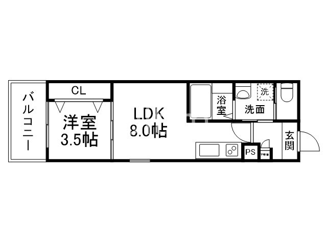 ジーメゾン伏見エルデ 間取り