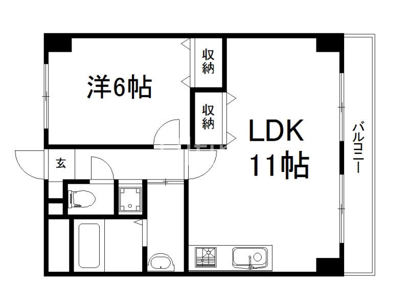 パストラーレ城南 間取り