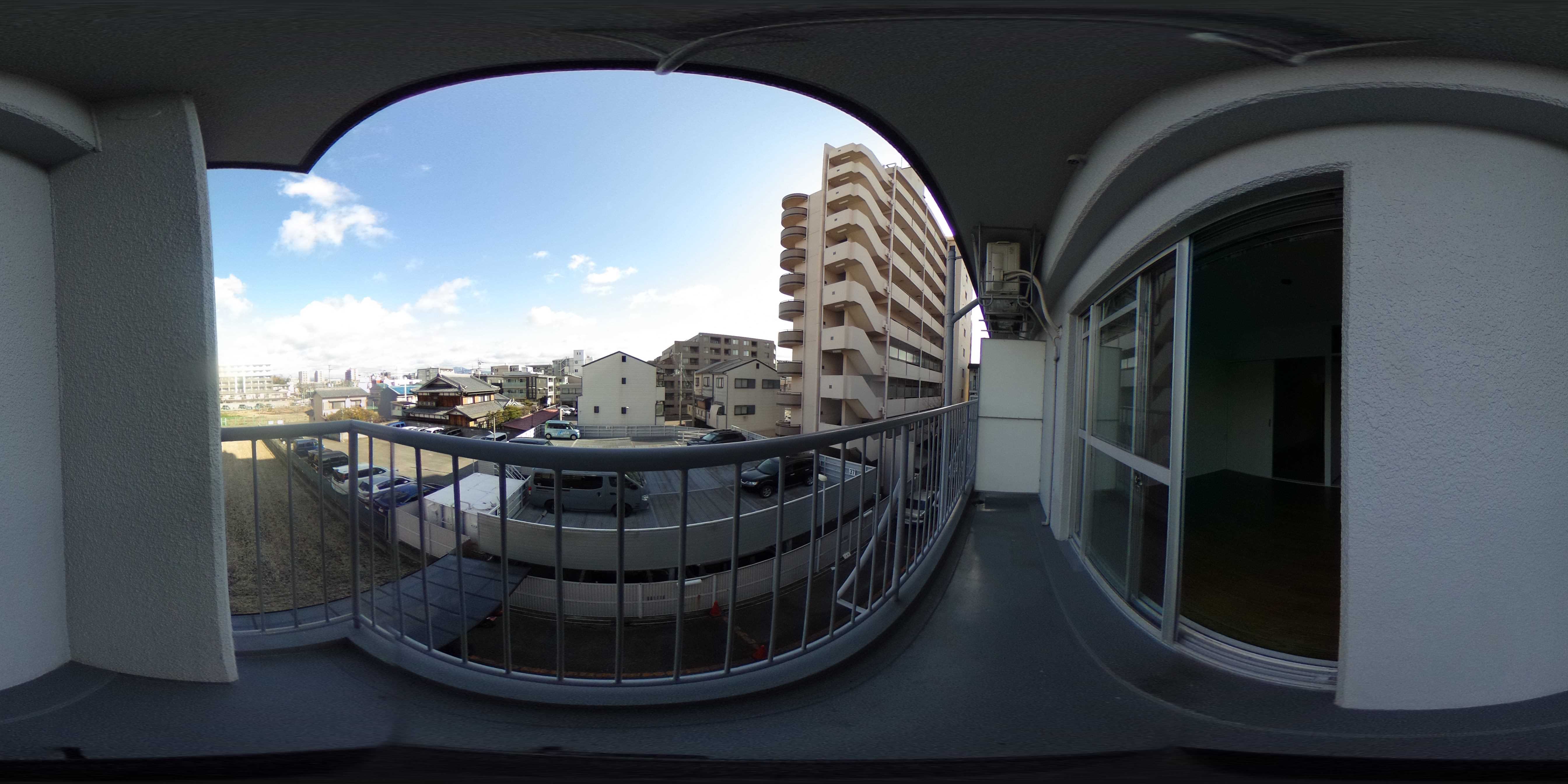 コーポオータ ベランダ