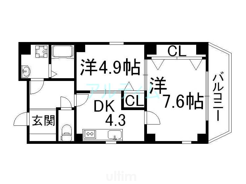 アマデウス西洞院 間取り
