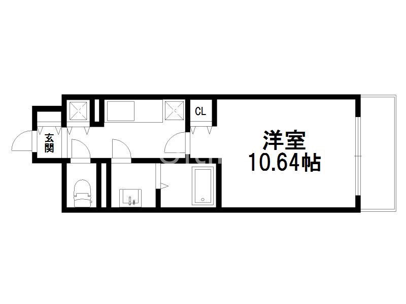 カーサ・ヴェルデ西洞院 間取り