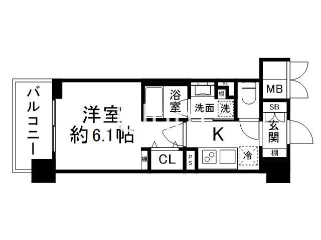 アスヴェル京都四条西院 間取り