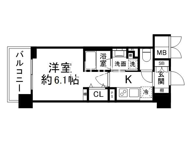 アスヴェル京都四条西院 間取り