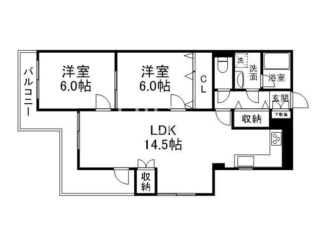 アクシス葛野 間取り